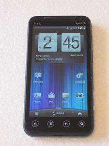 HTC EVO 3D   1GB   Black (Sprint) CLEAN ESN GUARANTEED   GREAT 