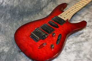 Ibanez S570MQM Trans Red Burst  