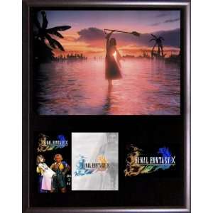 Final Fantasy X 10   Yuna   Collectible Plaque Series w/ Card (#1)