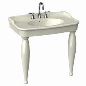   Mounted Fire Clay Lavatory Console with 8 Cente