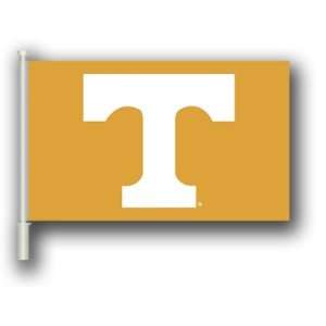   Tennessee T Only Car Flag w/Wall Bracket   Set of 2 