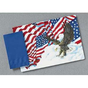  Patriotic Flags Paper Placemats