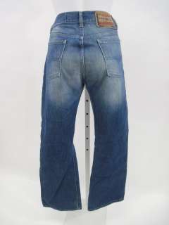 DIESEL INDUSTRY DENIM Blue Faded Bootcut Jeans 31  