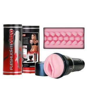 Fleshlight Vibro Pink Lady Touch, Pink, Black Case (Quantity of 1)