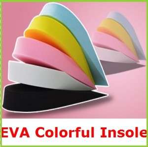 NEW Colorful EVA Height Increase Shoe Insoles h eva  