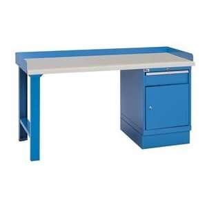   Drawer Cabinet W/Shelf, Plastic Laminate Top   Blue