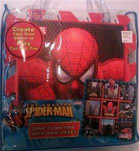 Marvel The Amazing Spiderman Game Floor Mat with Game Pieces Comics 