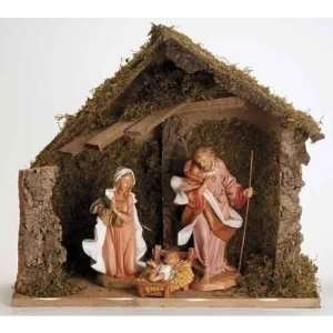  Fontanini 12 Religious Christmas Nativity Set with Italian Stable 
