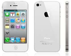 White Apple iPhone 4 16GB (AT&T) in Good Condition With Original 