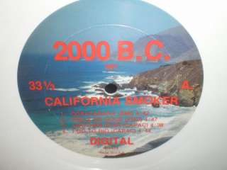 VG++ LP CALIFORNIA SMOKER`2000 B.C WHITE VINYL RARE FUNK ~HEAR~ (Ewf 