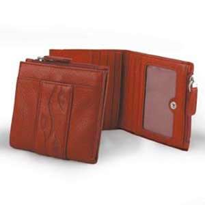   Marley Cashmere Womens Mini Snap Vine Wallet   Red