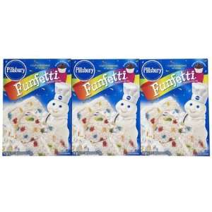  Pillsbury Funfetti Cake Mix, 18.9 oz, 3 ct (Quantity of 4 