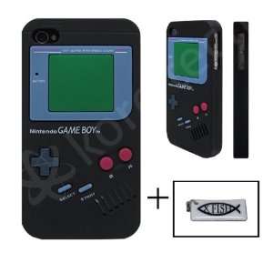  Nintendo Game Boy Gameboy Silicone Case Black For iPhone 4 