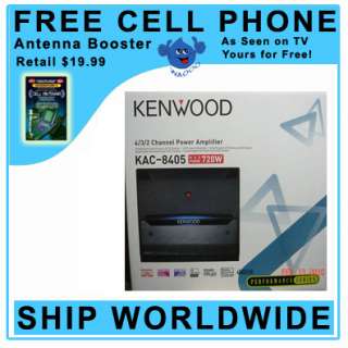 Kenwood KAC 8405 720 W 4 CHANNEL class ab mosfet Car Amplifier 