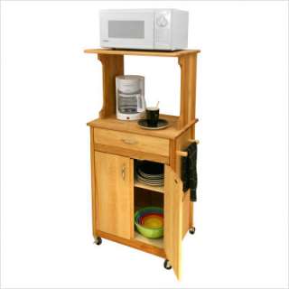 Catskill Craftsmen Microwave Space Saver Kitchen Cart 1526 