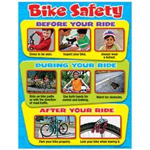  CHART 17X22 BIKE SAFETY Toys & Games