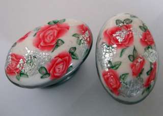New polymer clay Handmade Cabinet Drawer Pair Of Knobs  