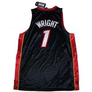  Dorell Wright Authentic Unsigned Jersey Authentic Black 
