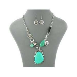  Boutique Collection Large Turquoise Accent Stones and 