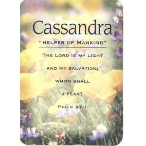  Cassandra  Name Meaning Cards   Pack of 3 Pocket Sized 