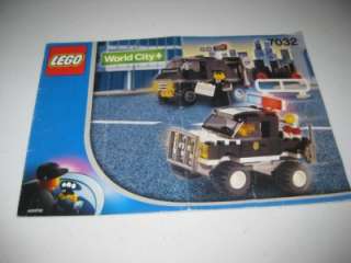 LEGO 7032 *INSTRUCTION BOOK ONLY* World City  