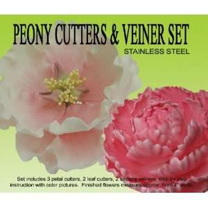  Peony Cutters & Veiner Set