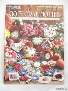 99 Floral Motifs to Crochet ~ Leisure Arts Leaflet 3000 ~ 54 pages 
