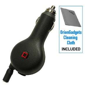  Universal Retractable Car Charger w/ 3 Connectors for 