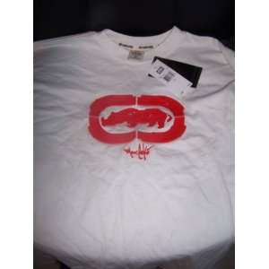  Ecko White with Red T Shirt XL 