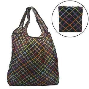  Plaid Pattern Reusable Trendy Fashion shopping Tote Bag / Eco 