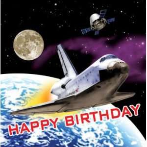  Space Odyssey Happy Birthday Lunch Napkins 16 Pack 