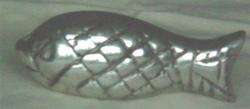 Cute SILVER Metal FISH Drawer PULL / HANDLE Lovely NEW  