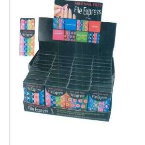  File Express Mini Nail Files Case Pack 72   701068 Beauty