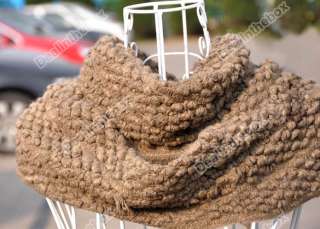 Lovely Womens Knit Neck Cowl Wrap Scarf Corn Shawl Knitting Wool 