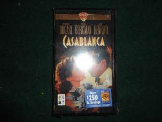 Casablanca (VHS, 2000, Special Edition   Clamshell) BRAND NEW SEALED 