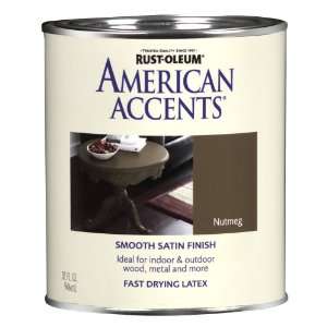  Rust Oleum 7942502 American Accents, Satin Nutmeg, 1 Quart 