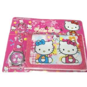 Hello Kitty Pink Wallet & Watch Set , Great Gift idea for 