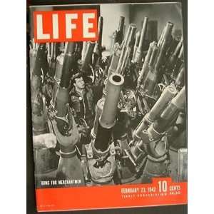   February 23, 1942   Cover Guns for Merchantmen Henry Luce Books