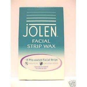  Jolen Facial Strip Wax   16 Strips