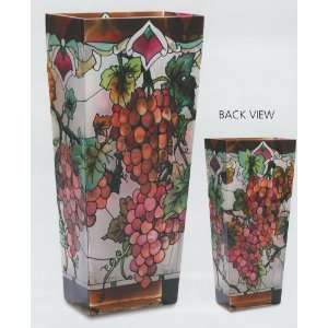  Red Grapes   Vase by Joan Baker