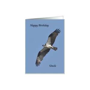  Uncle birthday, Osprey soaring high Card Health 