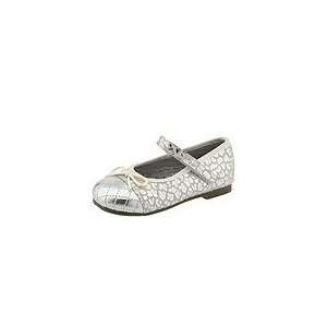  Pazitos   M168 Mary Jane (Infant/Toddler) (Silver 