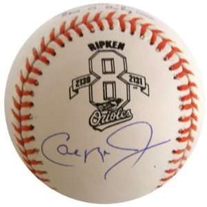  Signed Cal Ripken Jr. Baseball   #8 21302131 Steiner 