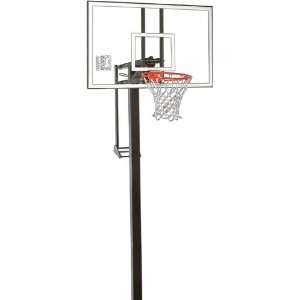  Huffy 88168 54 Inch Gas Assist In Ground Basketball Hoop 