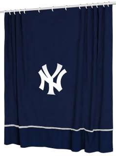 New York YANKEES Jersey Mesh Fabric Shower Curtain  