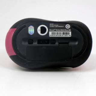 Microsoft D5D 00019 Wireless Mobile Mouse 4000 Hot Pink   No USB 