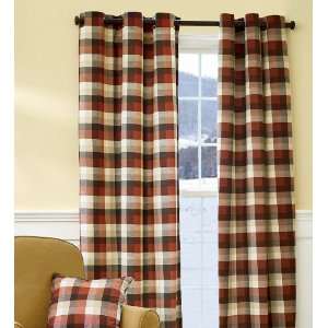   Inch Long Grommet Top Buffalo Check Insulated Curtains