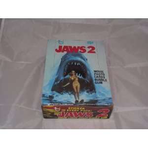   Jaws 2 Vintage (1978) Full Trading Card Box 36 Wax Packs Toys & Games