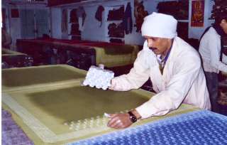 Hand Printed, Sheer Cotton, Block Print. 5 Yards. India Fabric  
