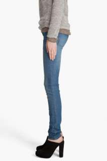 Cheap Monday Narrow Cobra Blue Jeans for women  